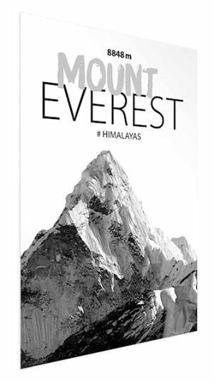 Plakat Mount Everest 90x60 cm