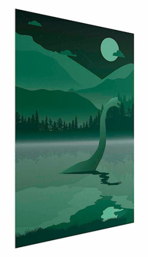 Plakat Loch Ness 90x60 cm