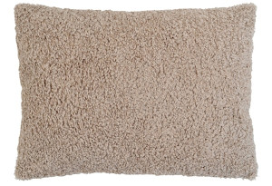 Poduszka Tavira 60x45 cm szarobeżowa w tkaninie boucle