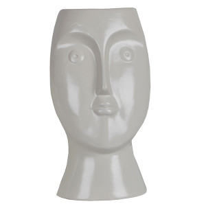 Doniczka porcelanowa Dienged twarz beżowa HOMEBOOK