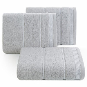 Ręcznik bawełniany Botern 30x50 cm srebrny