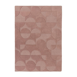 Dywan wełniany Gigi zgaszony róż Prostokątny/120x170 HOMEBOOK