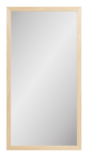 Lustro Scottsdale 75x45 cm w jasnobrązowej ramie Wyprzedaż