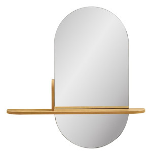 Lustro ścienne Barco 94x92 cm z półką Wyprzedaż