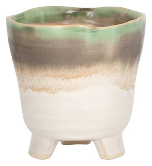 Osłonka na doniczkę Katia 15 cm beżowa