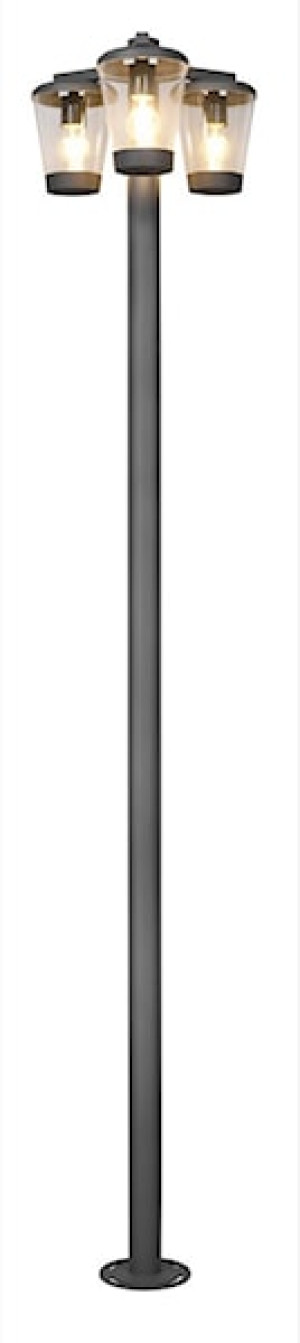 Lampa ogrodowa Cavado 220 cm antracytowa