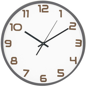 Zegar ścienny Ructede średnica 35 cm biały