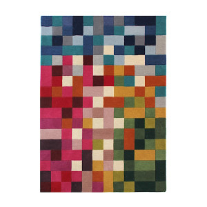 Dywan wełniany Lucea wielokolorowy Prostokątny/120x170 HOMEBOOK