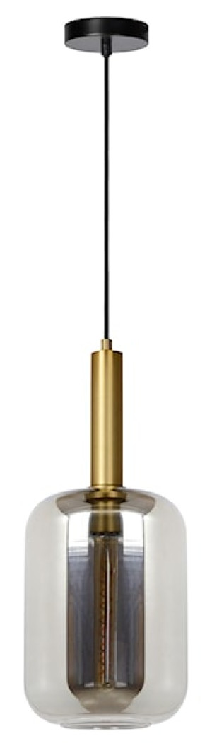 Lampa wisząca Joanet złoto-czarna Wyprzedaż