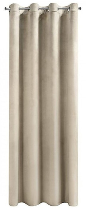 Zasłona Melanie 140x250 cm jasnobeżowa