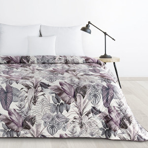 Narzuta Davos 200x220 cm fioletowo-szara Wyprzedaż