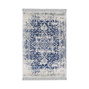 Dywan klasyczny Capien 180x280 cm szaro-granatowy Wyprzedaż