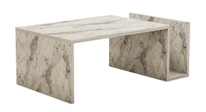 Ława nowoczesna Memo 87x50 cm marmur Wyprzedaż