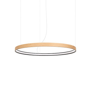 Żyrandol Rio Eik LED 78 cm naturalne drewno 3000K Wyprzedaż
