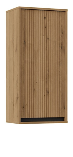 Szafka wisząca Osaka z ryflowanym frontem 46 cm dąb evoke Wyprzedaż