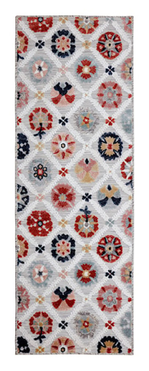 Chodnik zewnętrzny Flora 230x80 cm szary Wyprzedaż