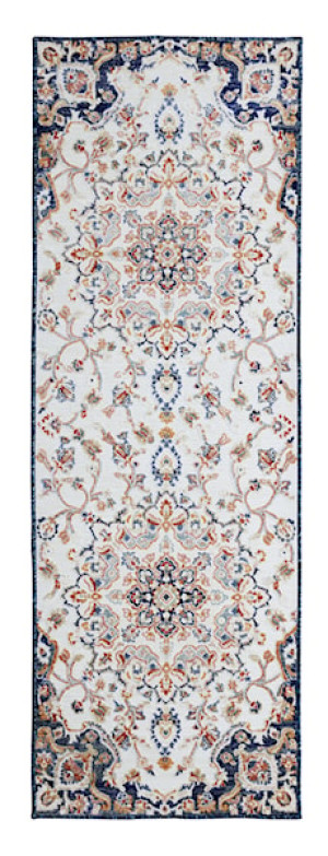 Chodnik zewnętrzny Mabel 230x80 cm niebieski Wyprzedaż