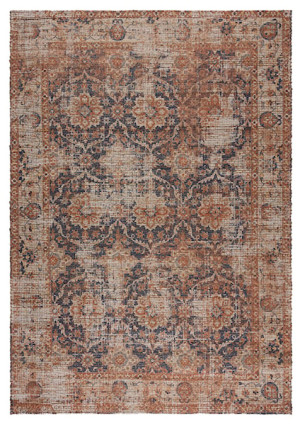 Dywan Miley 150x80 cm z jutą brązowo-niebieski Wyprzedaż