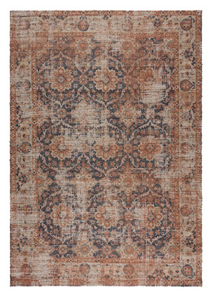 Dywan Miley 120x170 cm z jutą brązowo-niebieski Wyprzedaż