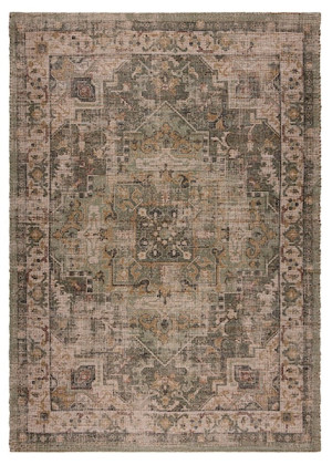 Dywan Selena 120x170 cm z jutą brązowo-zielony Wyprzedaż