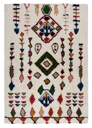 Dywan wełniany Fes 120x170 cm wielokolorowy Wyprzedaż