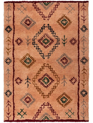 Dywan wełniany Sahara 120x170 cm różowy Wyprzedaż