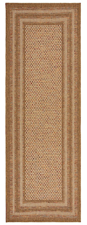 Chodnik zewnętrzny Layla 230x80 cm brązowy Wyprzedaż