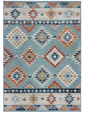 Dywan zewnętrzny Avery 120x170 cm niebieski Wyprzedaż