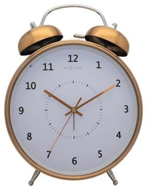 Budzik Wake Up 30x23 cm złoty