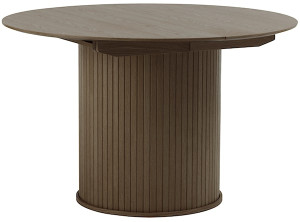 Stół rozkładany Gativel 120-167 cm lamele dąb palony Wyprzedaż