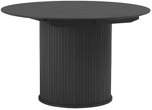 Stół rozkładany Gativel 120-167 cm lamele dąb czarny Wyprzedaż