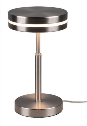 Lampa stołowa Franklin LED srebrna Wyprzedaż