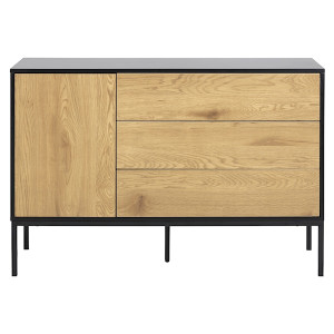 Komoda Krapina jednodrzwiowa z trzema szufladami HOMEBOOK