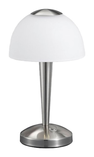 Lampa stołowa Ventura LED biało-srebrna