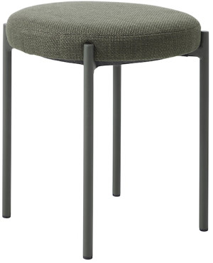 Taboret z tapicerowanym siedziskiem Pelican oliwkowy Wyprzedaż