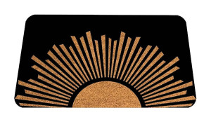 Wycieraczka do butów Sembing 40x70 cm czarno-brązowa