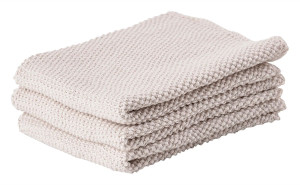 Zestaw 3 ściereczek kuchennych Comfort jasnoszare