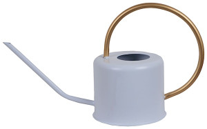 Konewka Pervimia metalowa złoto-biała