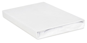 Prześcieradło jersey Herrent z gumą na materac 200x90 cm białe