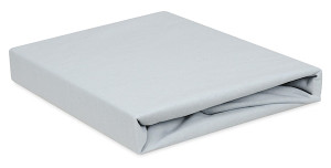 Prześcieradło jersey Herrent z gumą na materac 200x180 cm szare