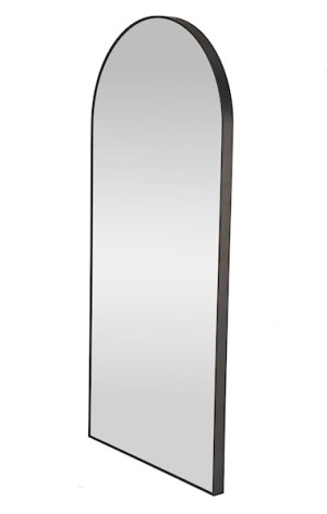 Lustro ścienne Curio 120x60 cm czarne Wyprzedaż