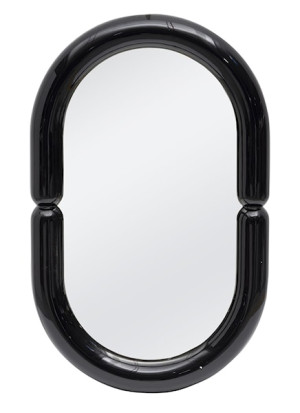 Lustro Noctiss 80x50 cm w czarnej ramie Wyprzedaż