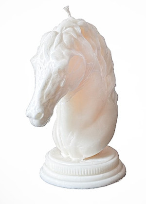 Świeca z wosku palmowego Horse Head 360 g