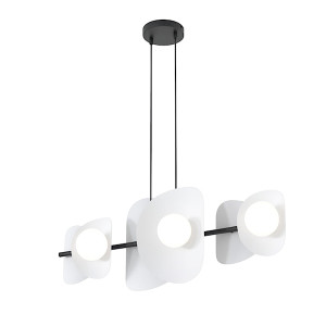 Lampa wisząca Elementi x6 ciepły szary