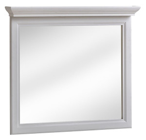 Lustro ścienne Orsay 85x76 cm w białej ramie Wyprzedaż