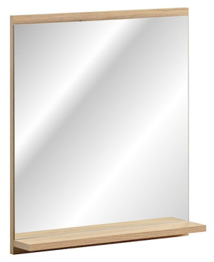 Lustro z półką Novia 50x57 cm dąb evoke