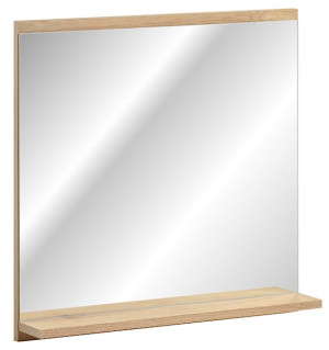 Lustro z półką Novia 60x57 cm dąb evoke