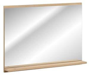 Lustro z półką Novia 80x57 cm dąb evoke Wyprzedaż