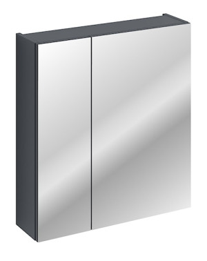 Szafka wisząca Olimmi z lustrem 60 cm granatowa Wyprzedaż