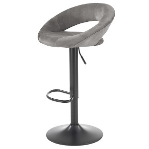 Hoker tapicerowany Wardion popielaty HOMEBOOK